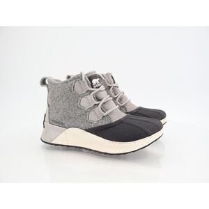 Sorel Out N About III Waterproof Duck Boot Womens Size 5.5 Grey Black Rubber